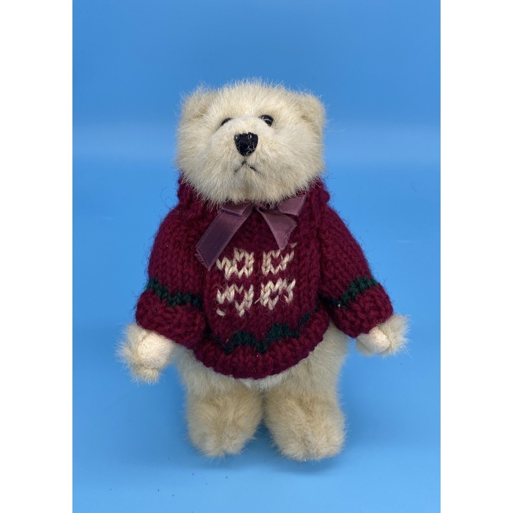Boyd's Bears Collection Rupert Plush Jointed Teddy Bear with Sweater‎ Red